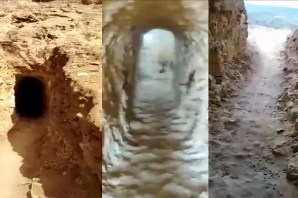 YPG/PKK'nın Suriye'nin kuzeyindeki tünelleri görüntülendi