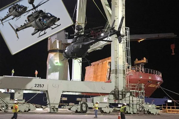 ABD'nin, Yunanistan'a hibe ettiği 70 savaş helikopteri yola çıktı