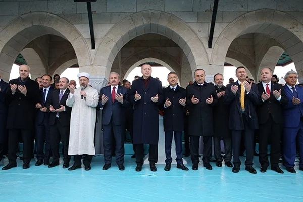 Başkentin üçüncü büyük camisinin resmi açılışı yapıldı