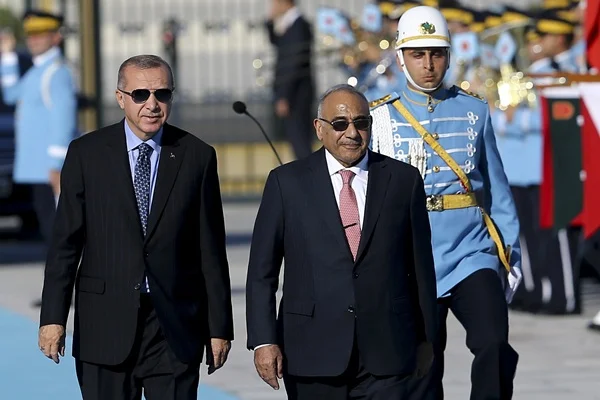 Cumhurbaşkanı Erdoğan, Irak Başbakanı Abdulmehdi'yi resmi törenle karşıladı
