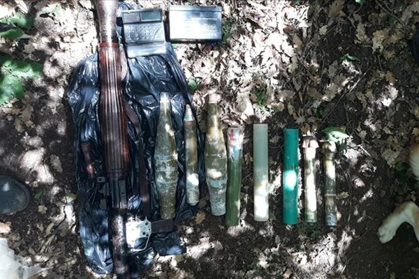 Gümüşhane'de PKK'nın silah deposu bulundu