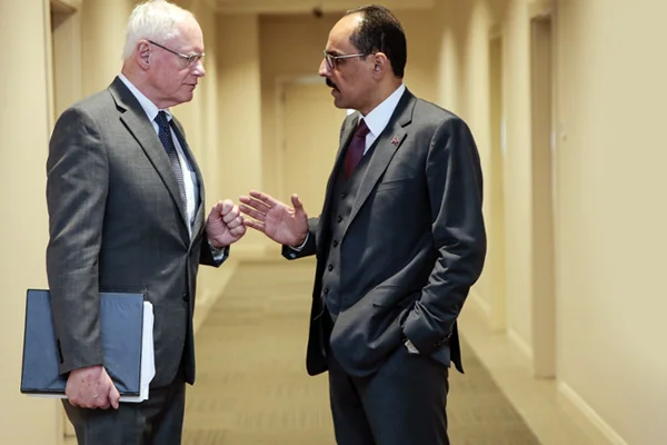 İbrahim Kalın, ABD'nin Suriye Temsilcisi Jeffrey ile bir araya geldi