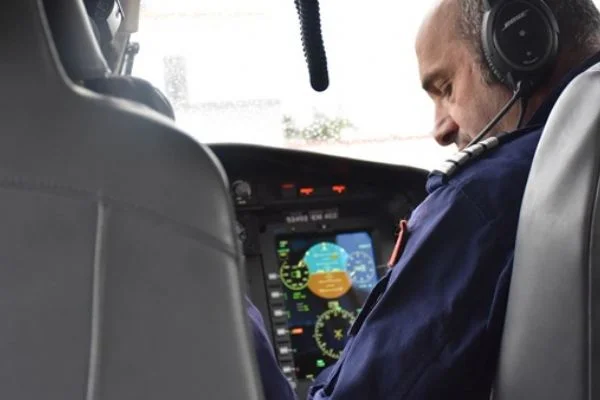 Kural ihlali yapan sürücüler helikopterle denetlendi