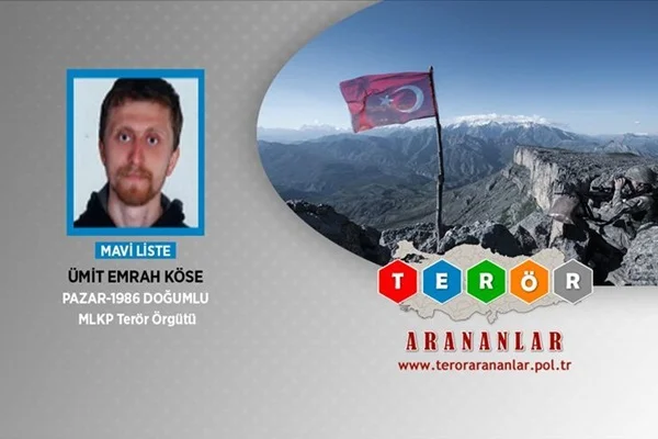 Mersin'de yakalanan mavi kategorideki terörist hakkında karar