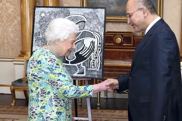 2003'ten bu yana bir ilk: Kraliçe Elizabeth, Irak Cumhurbaşkanı'nı kabul etti