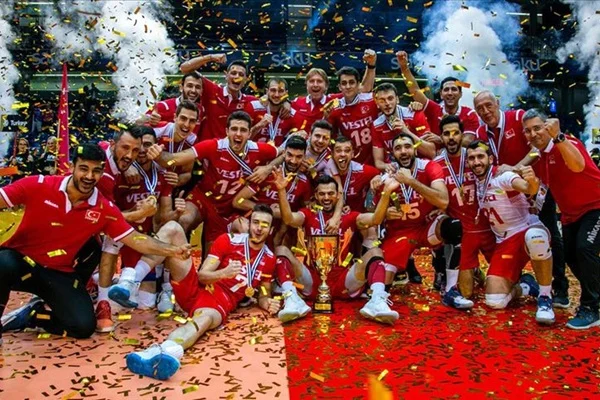 A Milli Erkek Voleybol Takımı şampiyon oldu