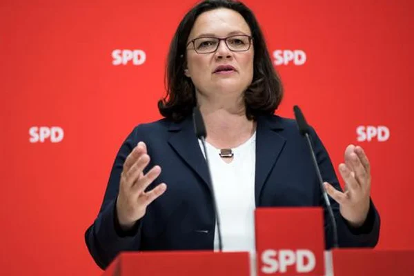 Almanya'da koalisyon ortağı SPD liderinin istifa etmesi