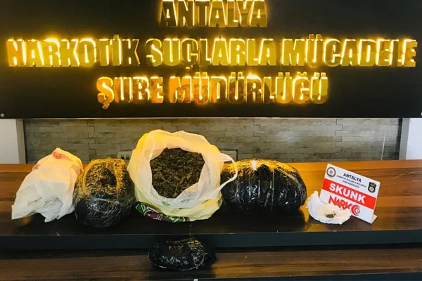 Antalya'da uyuşturucu operasyonu