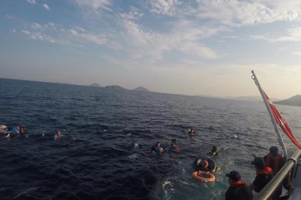 Bodrum'da göçmen teknesi battı