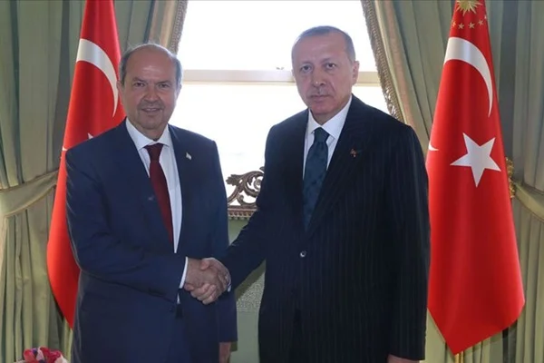 Erdoğan, KKTC Başbakanı Tatar'ı kabul etti