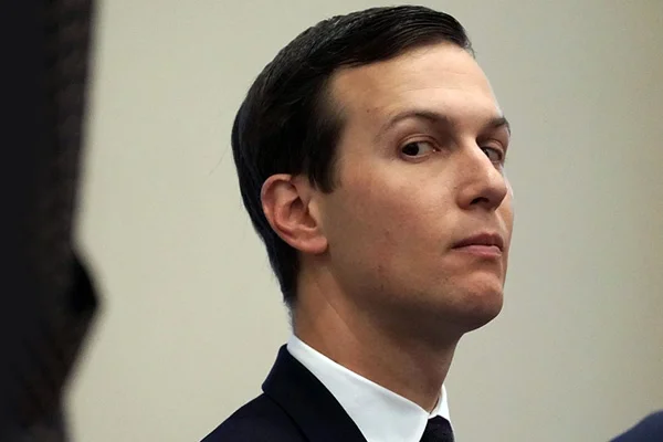 Jared Kushner, Bahreyn'de sınırları olmayan harita üzerinden sunum yaptı