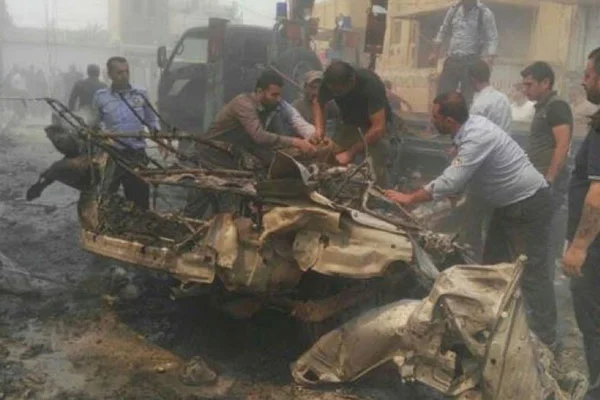 Kamışlı'da, YPG karakolunun yakınında bomba yüklü araç patlatıldı
