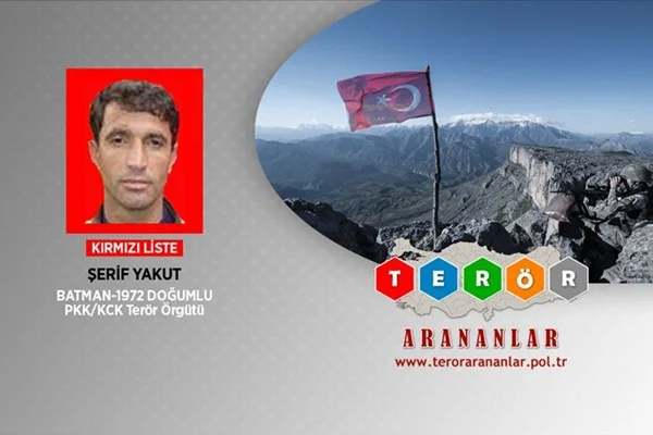 Kırmızı kategoride aranan terörist etkisiz hale getirildi