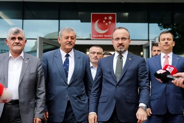 Ziyaret sonrası AK Parti ve Saadet Partisi'nden açıklama