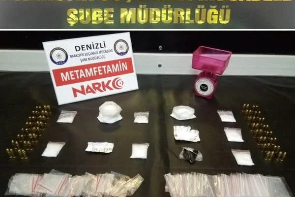 Denizli'de uyuşturucu operasyonu
