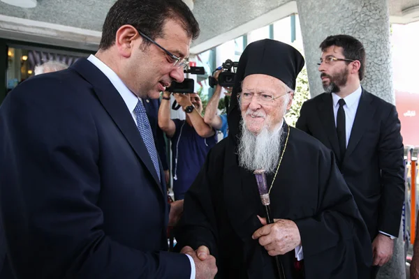 Fener Rum Patriği Bartholomeos'tan, İmamoğlu'na ziyaret