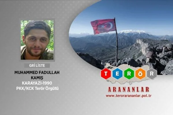 Gri kategorideki terörist Erzurum'da yakalandı