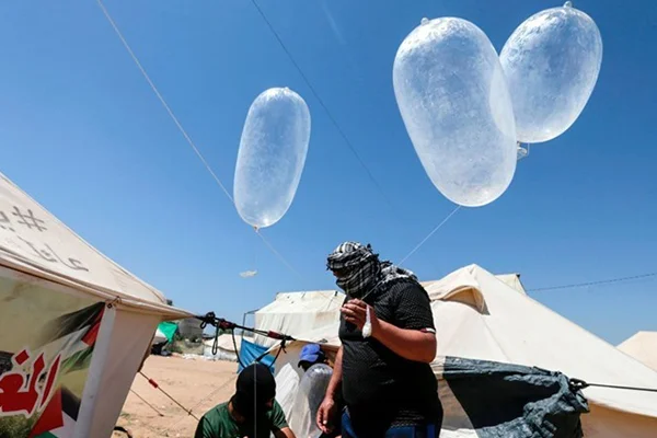 'Hamas yanan balonları ile İsrail'e karşı zafer kazanıyor!'