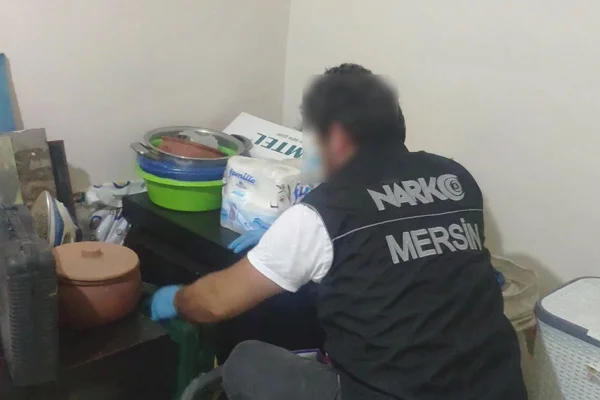 Mersin'de uyuşturucu operasyonu
