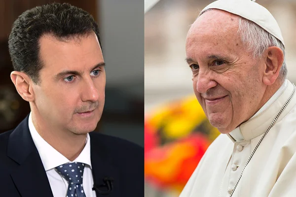 Papa Francis, Beşar Esed'e mektup gönderdi