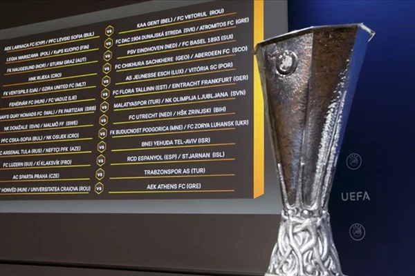 UEFA Avrupa Ligi'nde rakipler belli oldu