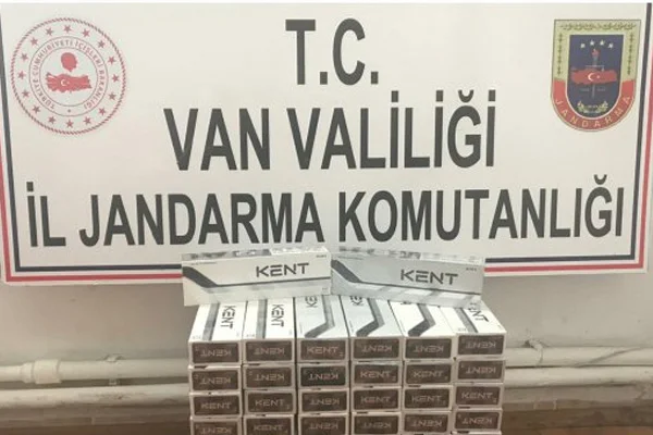 Van'da 1060 paket kaçak sigara ele geçirildi