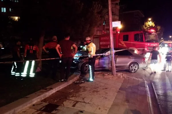 Denizli'de kaza: 1 ölü 6 yaralı
