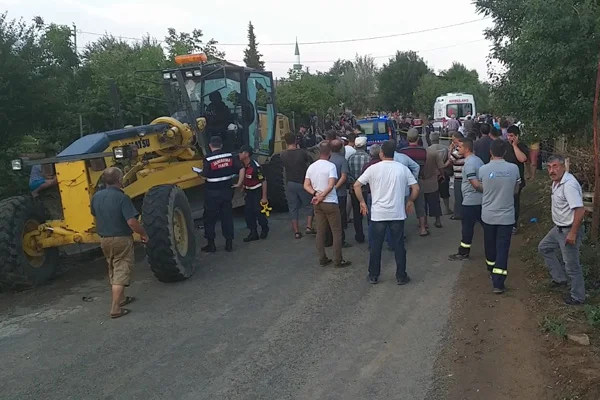 Edirne'de greyderin çarptığı çocuk hayatını kaybetti