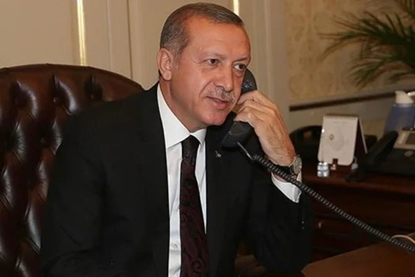 Erdoğan, Merkel ile görüştü