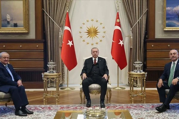 Erdoğan, Özbekistan Dışişleri Bakanı'nı kabul etti