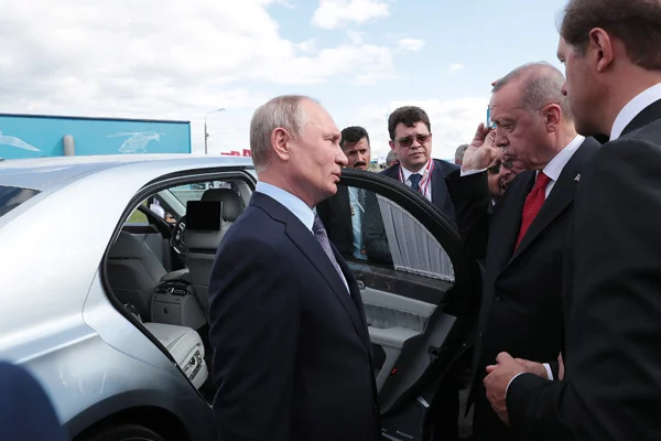 Erdoğan, Putin ile bir araya geldi