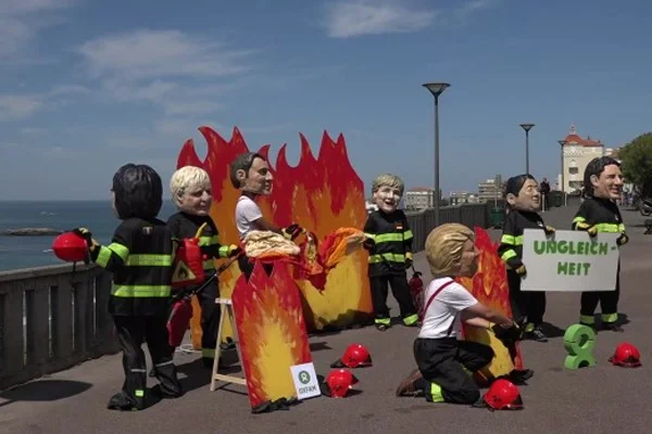 Fransa'da G7 protestosu: 68 gözaltı