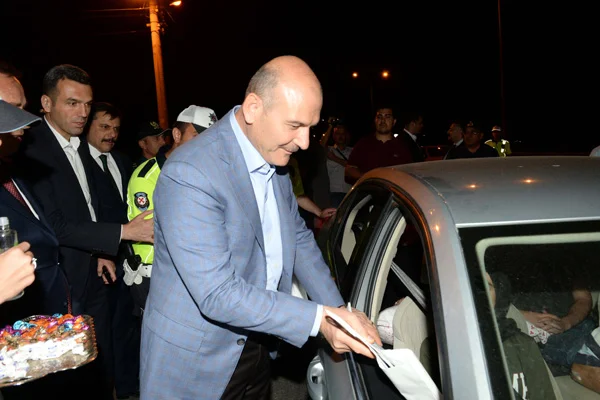 İçişleri Bakanı Soylu'dan trafik denetimi