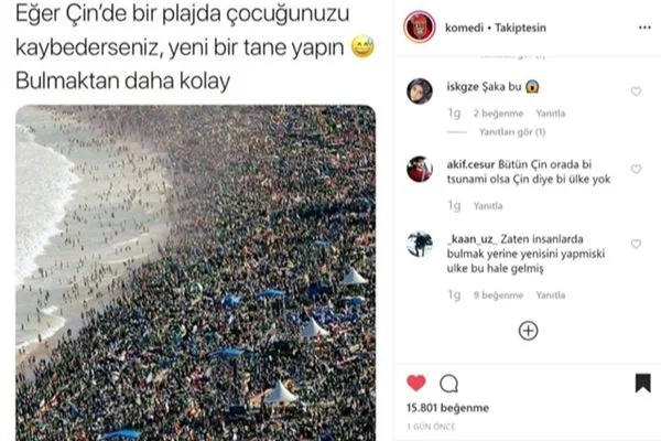 Yoksa siz hala Instagram'da komedi sayfasını takip etmediniz mi?