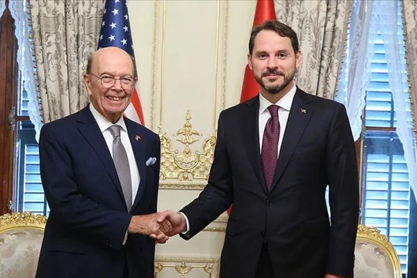 Bakan Albayrak, ABD Ticaret Bakanı Ross ile görüştü