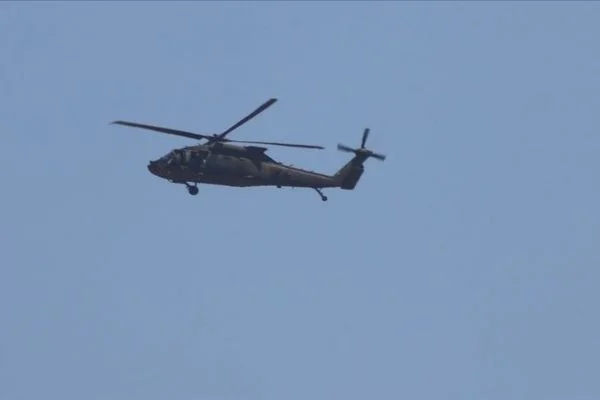 Fırat'ın doğusunda üçüncü ortak helikopter uçuşu