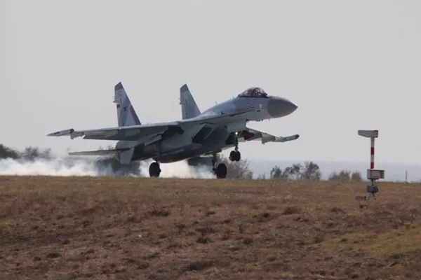 Rus Su-35 uçağı, TEKNOFEST için İstanbul'da
