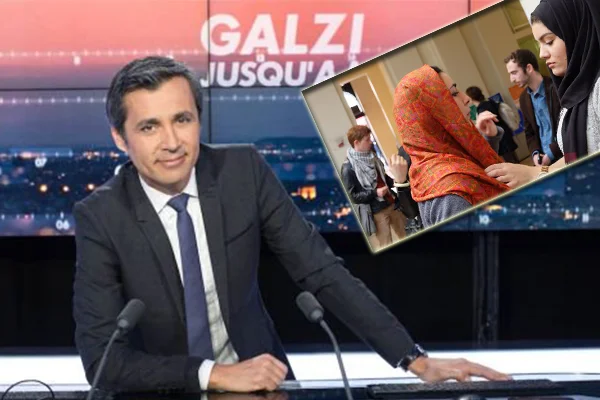Başörtüsü düşmanı Fransız sunucuya, tepkiler büyüyor!