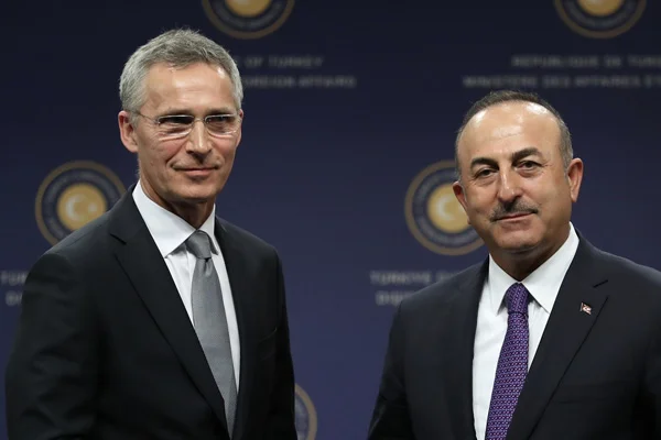 Çavuşoğlu ile Stoltenberg'den ''Suriye anlaşması'' görüşmesi