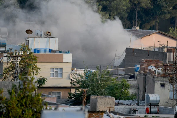 Ceylanpınar'a havan mermisi düştü