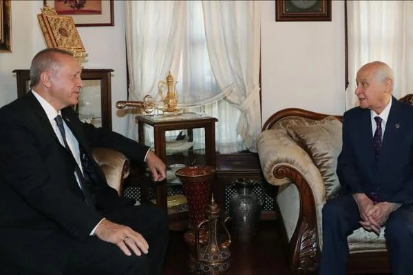 Cumhurbaşkanı Erdoğan'dan Bahçeli'ye ziyaret
