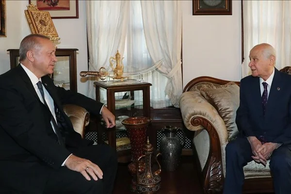 Cumhurbaşkanı Erdoğan'dan Devlet Bahçeli'ye ziyaret