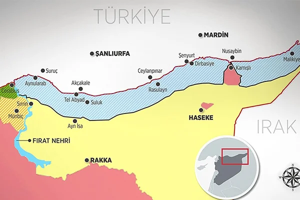 El-Kudüs Gazetesi: ABD, Fırat'ın Doğusu'nda 3 ayrı 'Güvenli Bölge' planını kabul etti