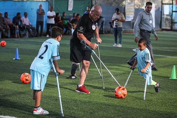 Gazze'de çocuk ampute futbol takımı kuruldu