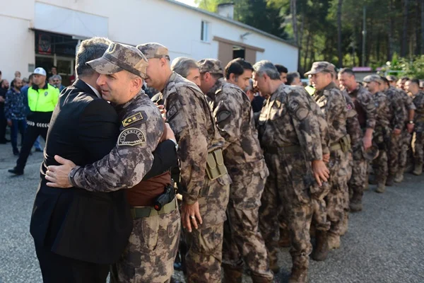 Giresun'daki PÖH'ler sınıra gönderildi