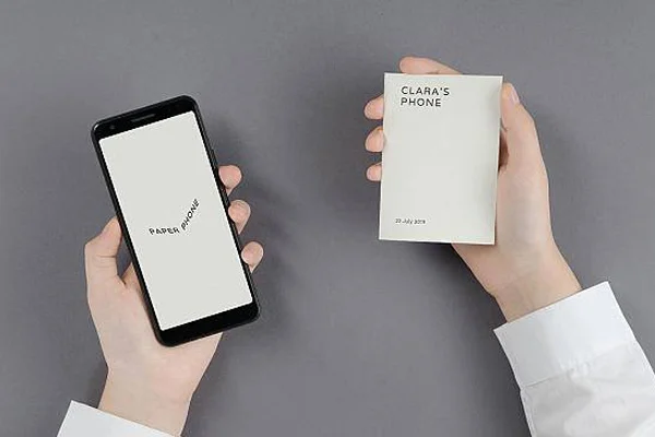 Google'dan telefon bağımlılığına karşı, 'kağıt telefon' uygulaması!
