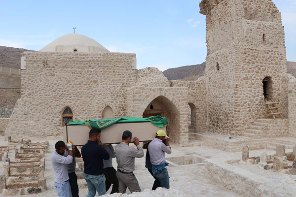 İmam Abdullah'ın müzede korunan naaşı yeni yerine nakledildi