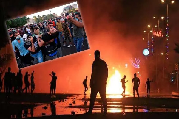 Irak'da güvenlik güçleri göstericilerin üzerine ateş açtı: Karbela kan gölü!