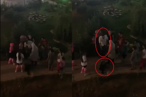 Mersin'de tepki çeken görüntü! Ürdünlü küçük çocuğa acımasız tokat