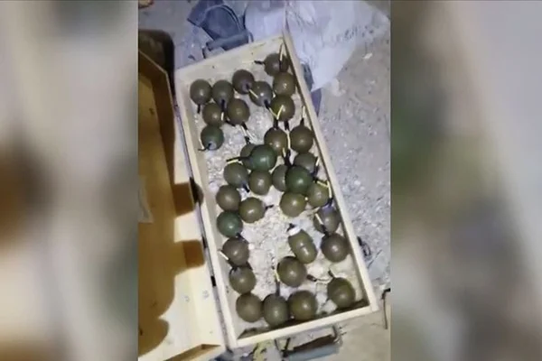 Tel Abyad'da mayın ve roket deposu bulundu